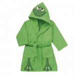 Chicco - Peignoir Grenouille en éponge de Couleur Vert 24 mois +