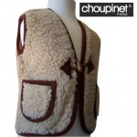 Choupinet - Gilet bébé 100% laine couleur MARRON