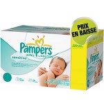 Giga Pack 576 lingettes bébé Pampers Sensitive Baby