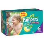 Pampers - Baby Dry Taille 6 (16 kg et +) x 124 couches 