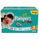Pampers - Baby Dry couches Taille 3 Midi (4-9 kg), pack x 136 couches