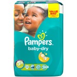 Pampers - Baby Dry Couches Taille 5+ Junior Plus (13-27-kg) x 35 couches 