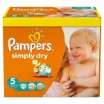 Pampers - Simply Dry Couches Taille 5 Junior (11-25-kg) x 32 couches