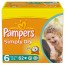 Couches Pampers Simply Dry Taille 6 (16 kg et +) 62 couches - degriffcouches