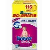 Dodot - Sensitive taille 6 (16 kg et +), maxi giga pack x 390 Couches